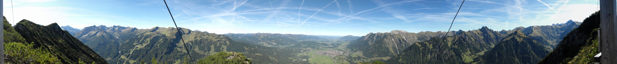 Blick vom Himmelschrofen