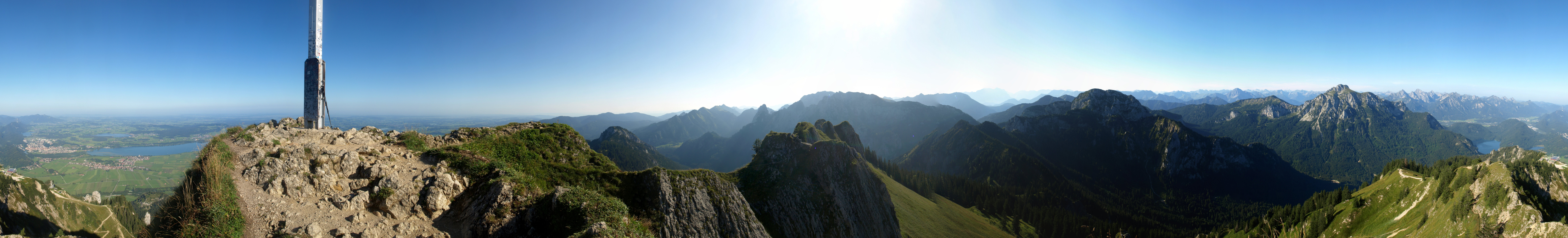 Blick vom Branderschrofen