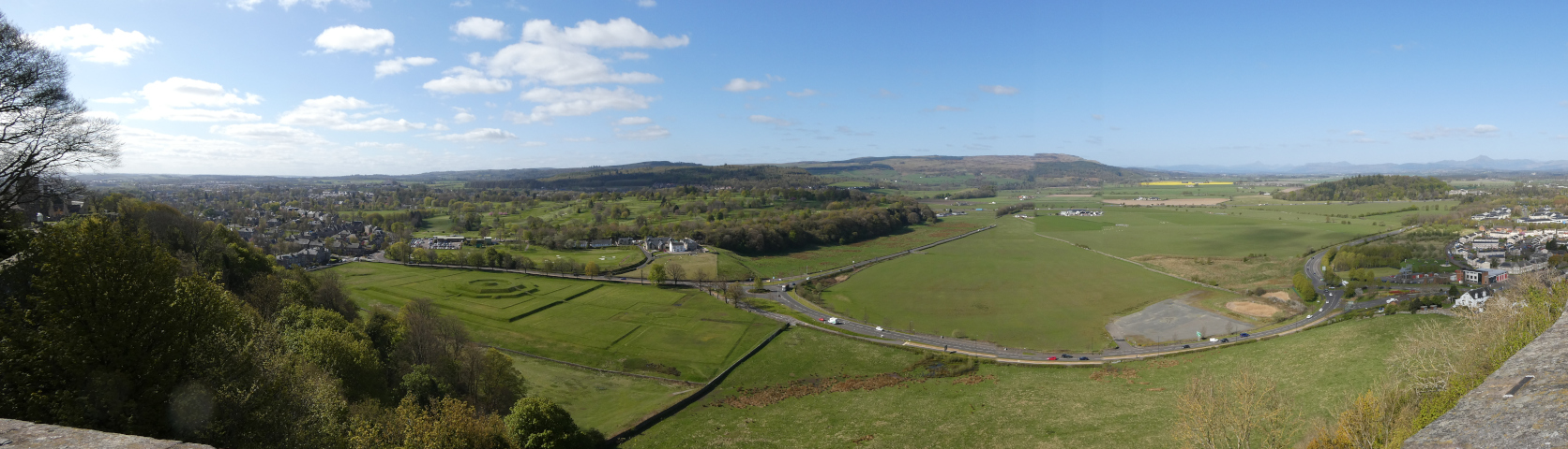 Blick vom Stirling Castle