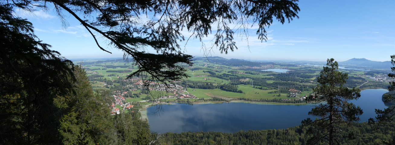 Blick vom Salober zum Weißensee