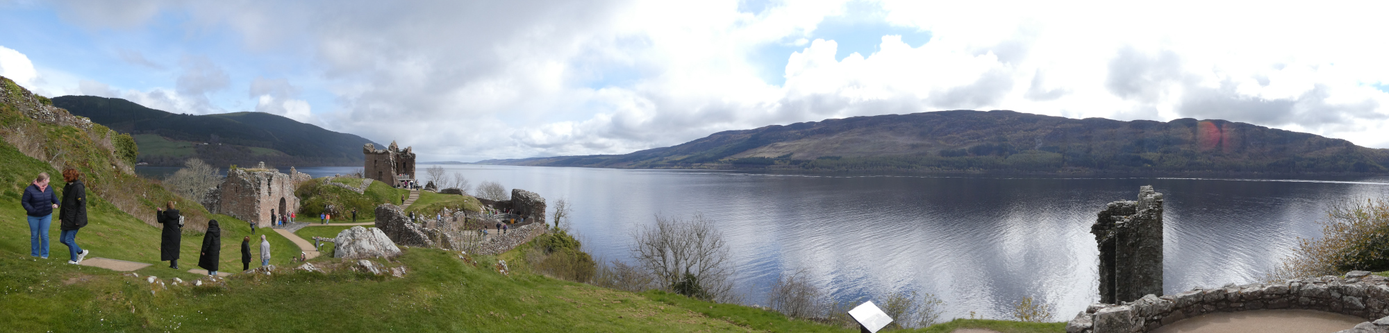 Urquhard Castle am Loch Ness